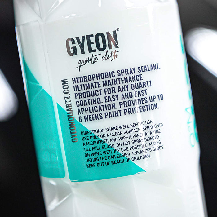  GYEON quartz Wet Coat (500ml) - Hydrophobic Silica Spray Coating  - Easy Gloss and Protection-Safe on all Exterior Surfaces : Automotive